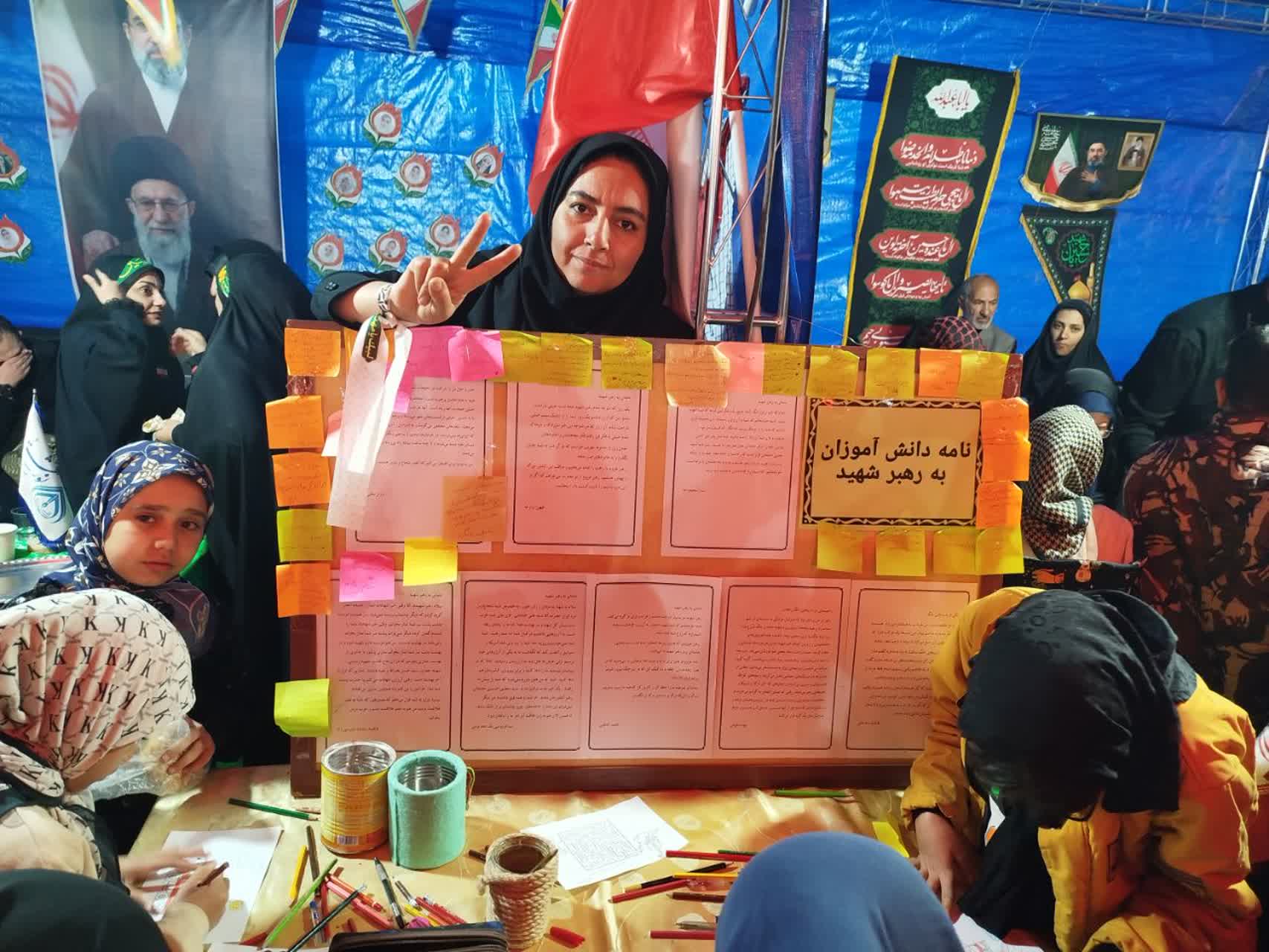 برپایی موکب در چهلم رهبر شهید 